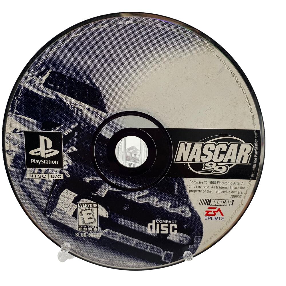 NASCAR 99 Black Label PS1 Sony PlayStation 1 Disc Only Tested Working